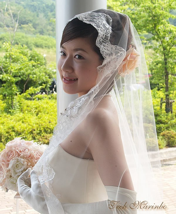 マリアベール ショート丈【花の妖精】 ヘッドドレス