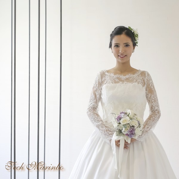 ボレロ　ブラウス【マノン】 長袖ボレロ  結婚式 披露宴