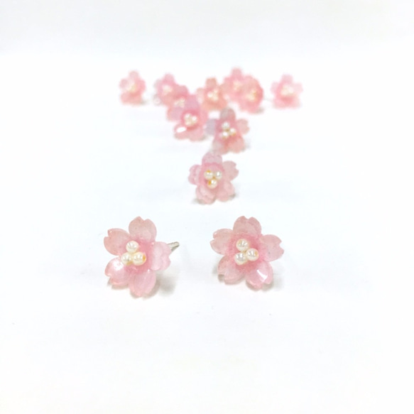 【ミニチュアハウス】さくらは開花しています。孟孟桜の粉。春限定。 S925銀。クレマ女性の日、女性の手作りの贈り物 3枚目の画像
