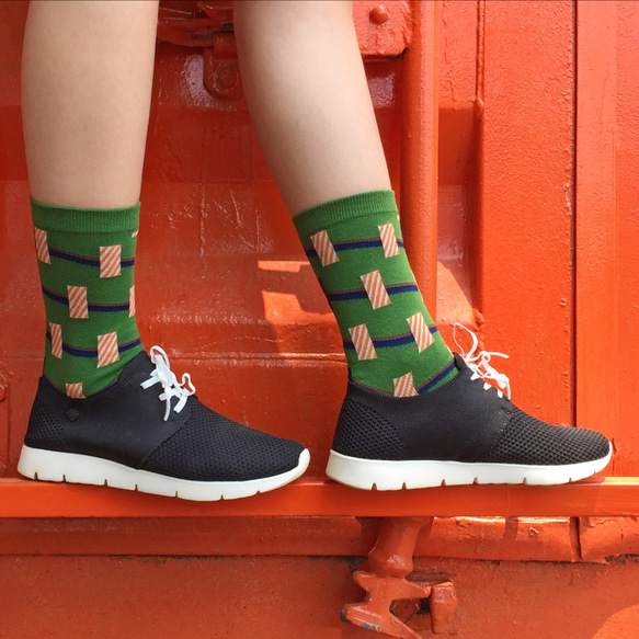 Towers Green Unisex Crew Socks 2枚目の画像