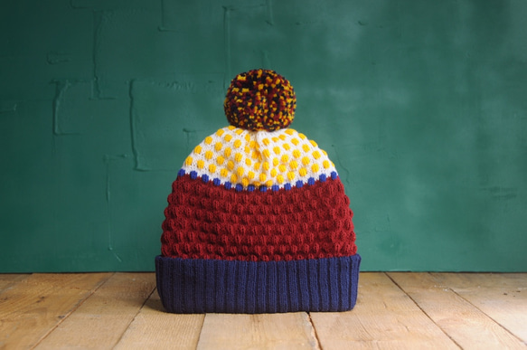 Pinocchio Detachable PomPom Beanie Hat 1枚目の画像