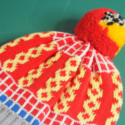 Great Luck Detachable PomPom Beanie Hat 2枚目の画像