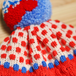 Snow White Detachable PomPom Beanie Hat 2枚目の画像