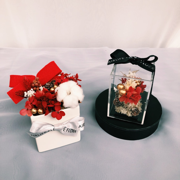 『時髦系紅運金』喜氣款透明質感花禮 ｜AIRLIFE FLORA 小生活花朵 第3張的照片