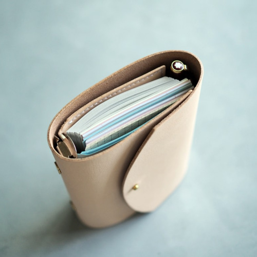 enko” ミニ6 システム手帳カバー ヌメ革 Mini 6 Planner Cover 手帳