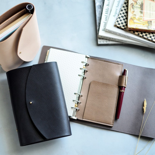 enko” バイブルサイズシステム手帳カバー 手帳カバー sakoj(サコイ