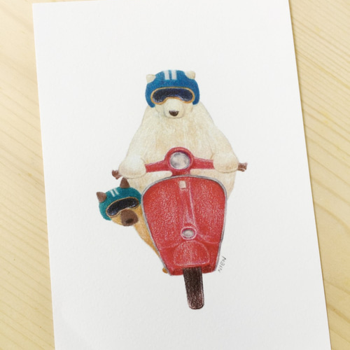 ヒノワが征く! ポストカード WonderGoo 5種 ラミネート済 バラ売