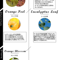 【Lサイズ】提携ルイボス茶園のブレンド使用！ユーカリ×最高級ルイボス茶葉×オレンジの皮を使用した「アフリカンサンセット」 5枚目の画像