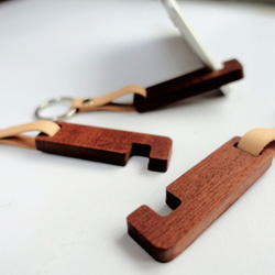 纖維革製所-原木皮革鑰匙圈 第1張的照片