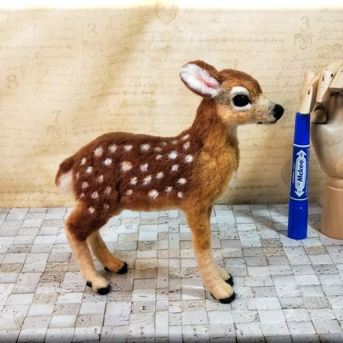 剥製 小鹿 子鹿 ニホンジカ 置き物 ヴィンテージ バンビ インテリア オブジェ 剥製 小鹿 子鹿 ニホンジカ 置き物 ヴィンテージ バンビ インテリア