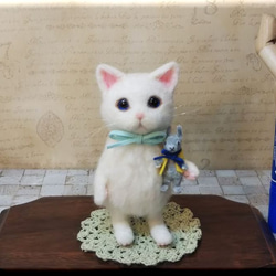 羊毛フェルト　猫 tsugumi 様で開催されている『猫博』 お陰様で完売となりました
