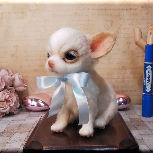 羊毛フェルト犬☆チワワ