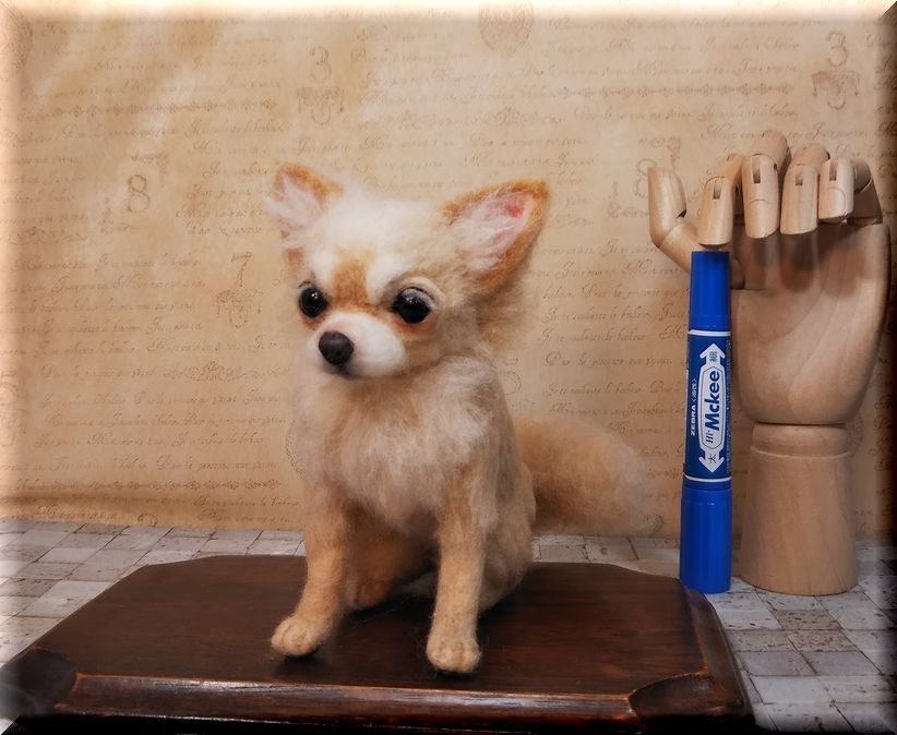 羊毛フェルト　チワワ　トイプードル e7bb87df3983b4665464ea259d7583