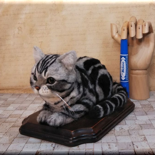 羊毛フェルト　アメショー　アメリカンショートヘア　猫　オーダー　うちの子 mqdefault.jpg