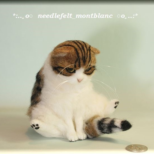 羊毛フェルト スコティッシュフォールド　猫　子猫　ハンドメイド hqdefault.jpg