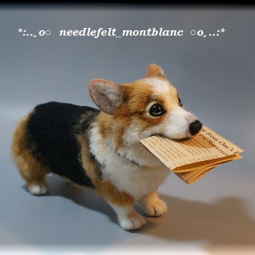 羊毛フェルト 犬 コーギー ウェルシュ・コーギー いぬ イヌ 犬