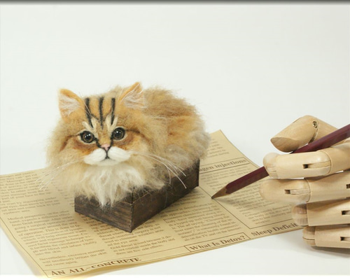 海外作家様作 アートドール ペルシャ猫 海外作家様作 アートドール