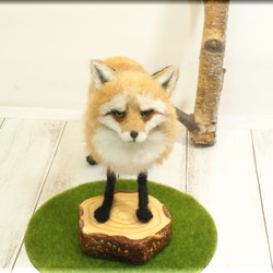 【北欧/オスロ購入】羊毛フェルト キツネの人形 ウール100% 北欧/オスロ購入】羊毛フェルト キツネの人形 ウール100%