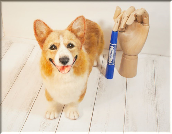 羊毛フェルト 犬 コーギー 羊毛フェルト 犬 コーギー ウェルシュ・コーギー いぬ イヌ 犬