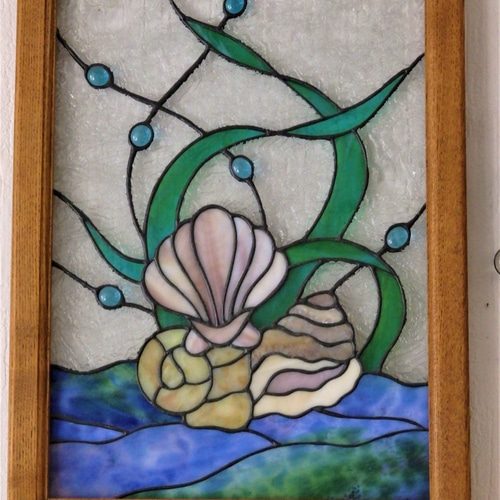 ステンドグラス☆海の友だち タペストリー・壁掛け osamukanchan 通販