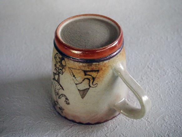 アルケミストのマグカップ（ネコツムリと玉乗り） 4枚目の画像