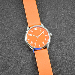 Nameless 男裝 大數字手錶 橙色錶面 橙色錶帶 男裝手錶 全球免運 第5張的照片