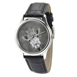 長頸鹿手錶(大頭黑白) - 男女兼用 - 全球免運 第1張的照片