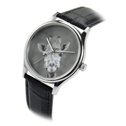 長頸鹿手錶(大頭黑白) - 男女兼用 - 全球免運 第2張的照片