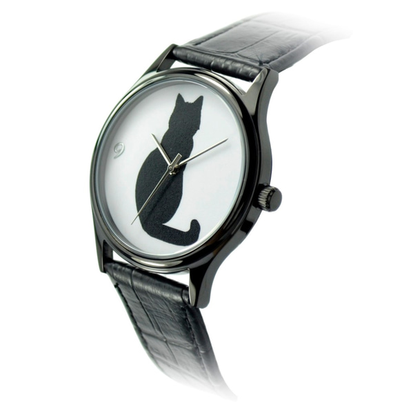 黑貓手錶 (背影) - 男女兼用 - 全球免運 第2張的照片