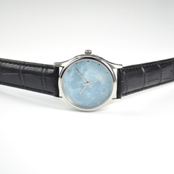 聖誕禮物 - 月球手錶 (淺藍) - 男女兼用 - 全球免運 第6張的照片