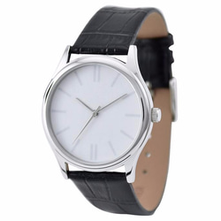 聖誕禮物 - 隱約手錶(白色)  - 男女兼用 - 全球免運 第1張的照片
