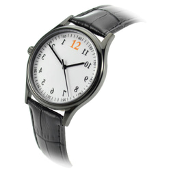 逆時針手錶 黑殼 - 中性 - 全球免運 第3張的照片