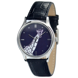 長頸鹿手錶(黑白) - 中性設計 - 全球免運費 第1張的照片