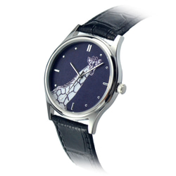 長頸鹿手錶(黑白) - 中性設計 - 全球免運費 第2張的照片