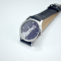 長頸鹿手錶(黑白) - 中性設計 - 全球免運費 第4張的照片
