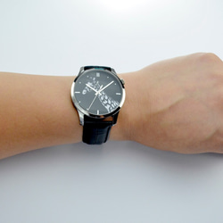 （黒と白）キリンの腕時計 - ビッグパック - 世界中で送料無料 6枚目の画像