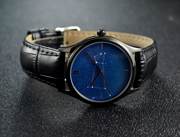 夜空星座手錶(白羊座)  - Unisex - 全球免運費 第3張的照片