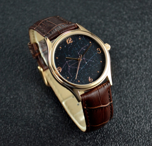 夜空星座手錶(獅子座)  - Unisex - 全球免運費 第5張的照片