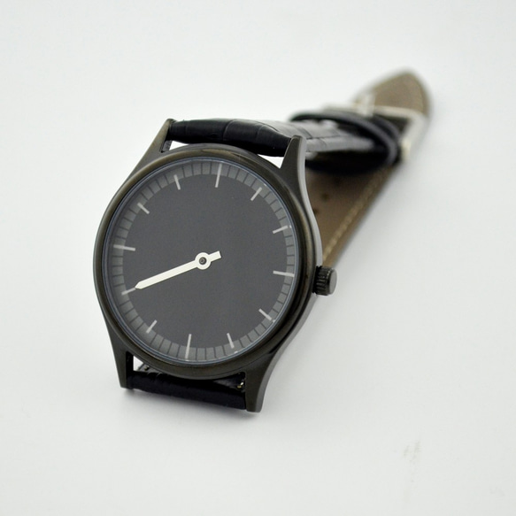 慢活(Slow time) 手錶 全黑 - 全球免運 第3張的照片