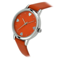 母親節 - 女裝優雅氣質手錶 心形 橙色 女裝 免運費 第2張的照片