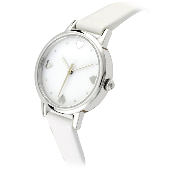 母親節 - 女裝優雅氣質手錶 心形 白色 女裝 免運費 第2張的照片