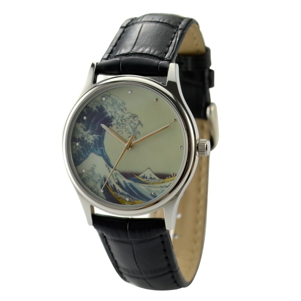 ZEN ART WATCH 「雲中富士ノ図」腕時計 ケース付き ユニセックス