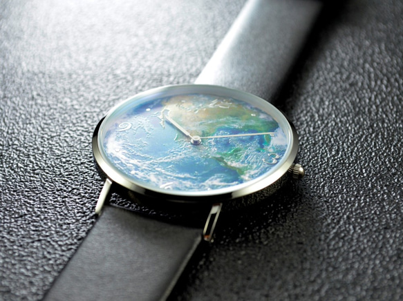 立體地球紋路手錶 薄裝 全球免運 第5張的照片