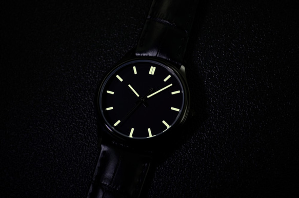 夜光條釘手錶 中性設計 全球免運 第5張的照片