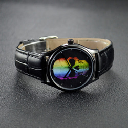 骷髏頭 (彩虹) 手錶 全球免運 第3張的照片
