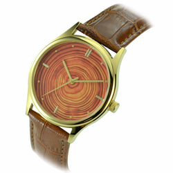 年輪手錶 金色 中性設計 全球免運 第2張的照片