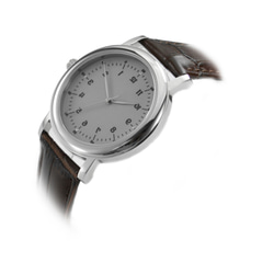 【8折】逆時針手錶 優雅小數字 灰面 - 中性 - 全球免運 第2張的照片