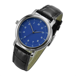 逆時針手錶 優雅小數字 藍面 - 中性 - 全球免運 第6張的照片