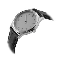 慢活(Slow time) 手錶 優雅數字 灰面 - 中性設計 - 全球免運費 第2張的照片