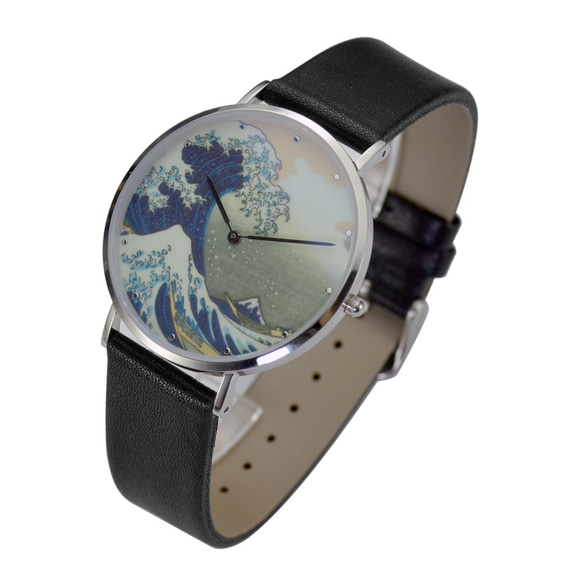 nameless 浮世繪手錶 (神奈川沖浪裏) 薄裝設計 全球免運 第2張的照片